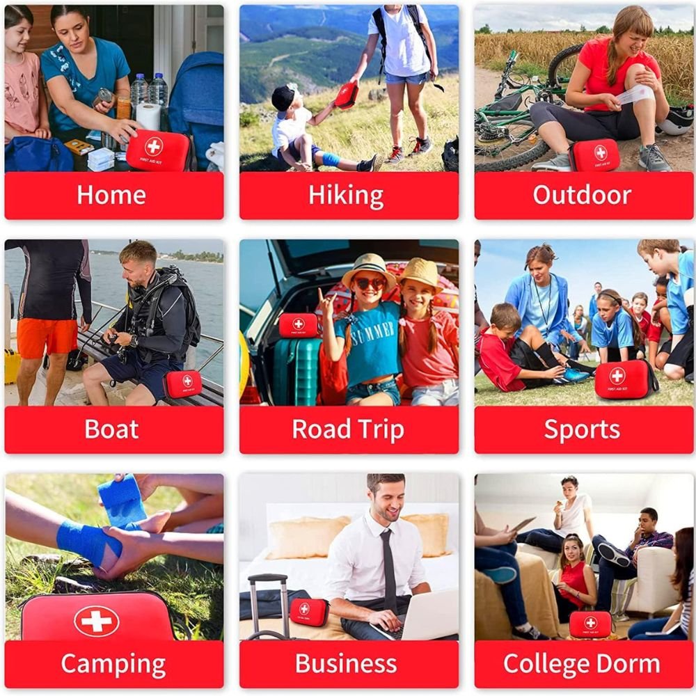 188-Piece Emergency First Aid Kit Outdoorzees