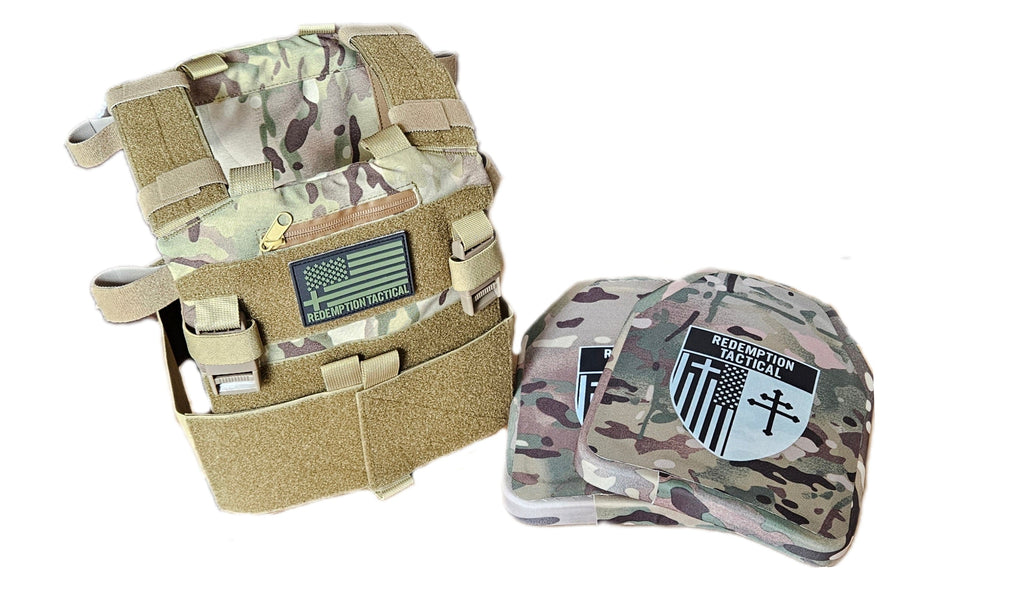 8x10 Level IV Recon 2.0 Armor Kit (Pair Level IV 8x10 Plates or Bundle 8x10 Plates +Recon 2.0 Carrier) Redemption Tactical